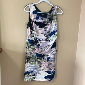 Lily  Abstract Print Dress Size Medium